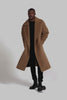 Sentaler Technical Bouclé Alpaca Robe Coat featured in Technical Bouclé Alpaca and available in Dark Camel. Seen as product video.